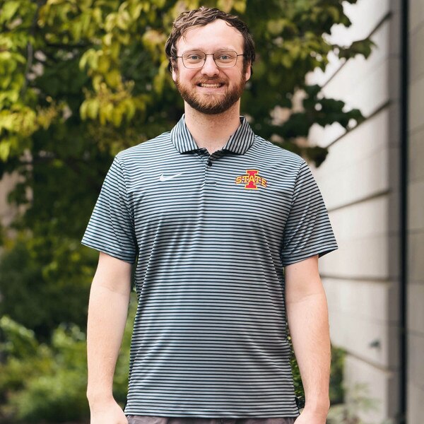 Nike I-State Black FA26 Striped Polo